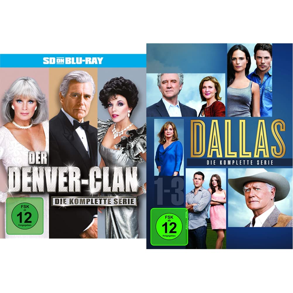 Der Denver Clan - Gesamtbox - SD on Blu-ray (exklusiv bei Amazon.de) & Dallas - Die komplette Serie (Staffel 1 bis 3) (exklusiv bei Amazon.de) [Limited Edition] [10 DVDs]