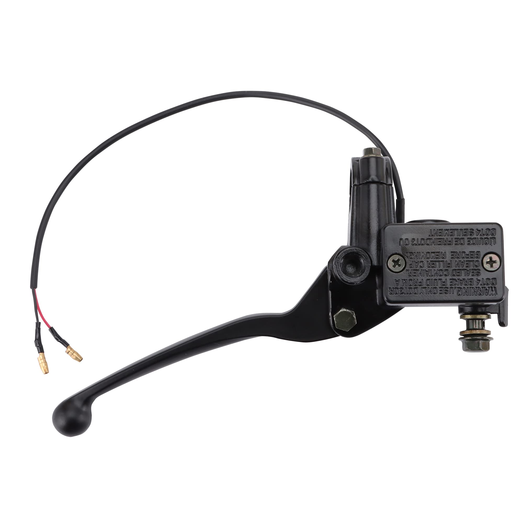 WOOSTAR Cilindro Maestro Freno Anteriore Idraulico Con Leva 22mm Per Scooter E ATV 50cc-250cc (Znen, Baccio, Roketa, ATC)