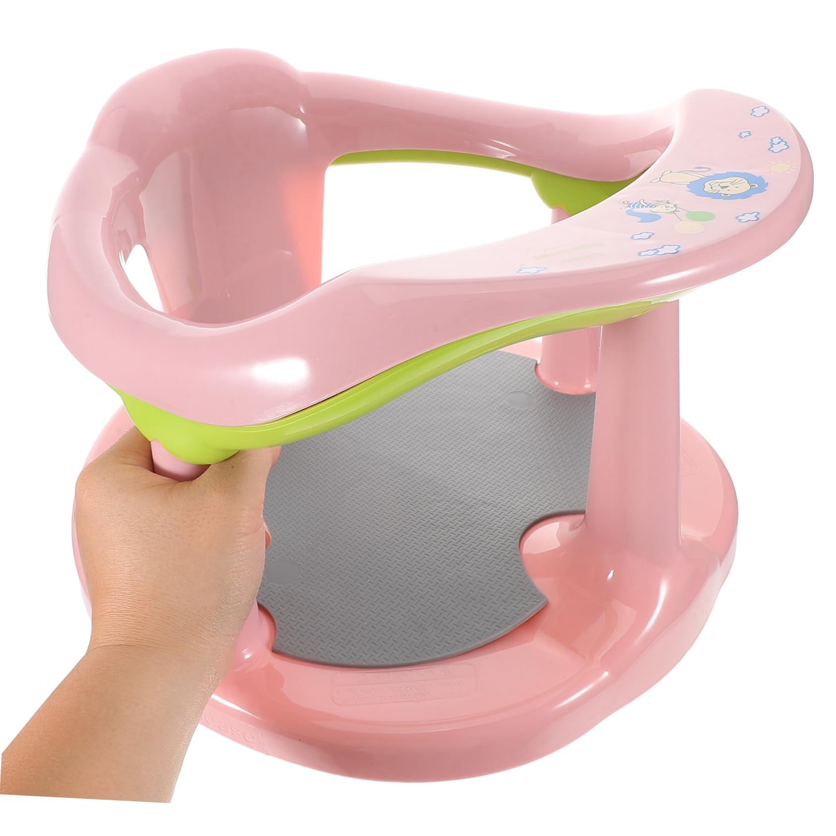 Siège de Bain Bébé Rose en Pp et Tpr, Assise et Position Inclinée