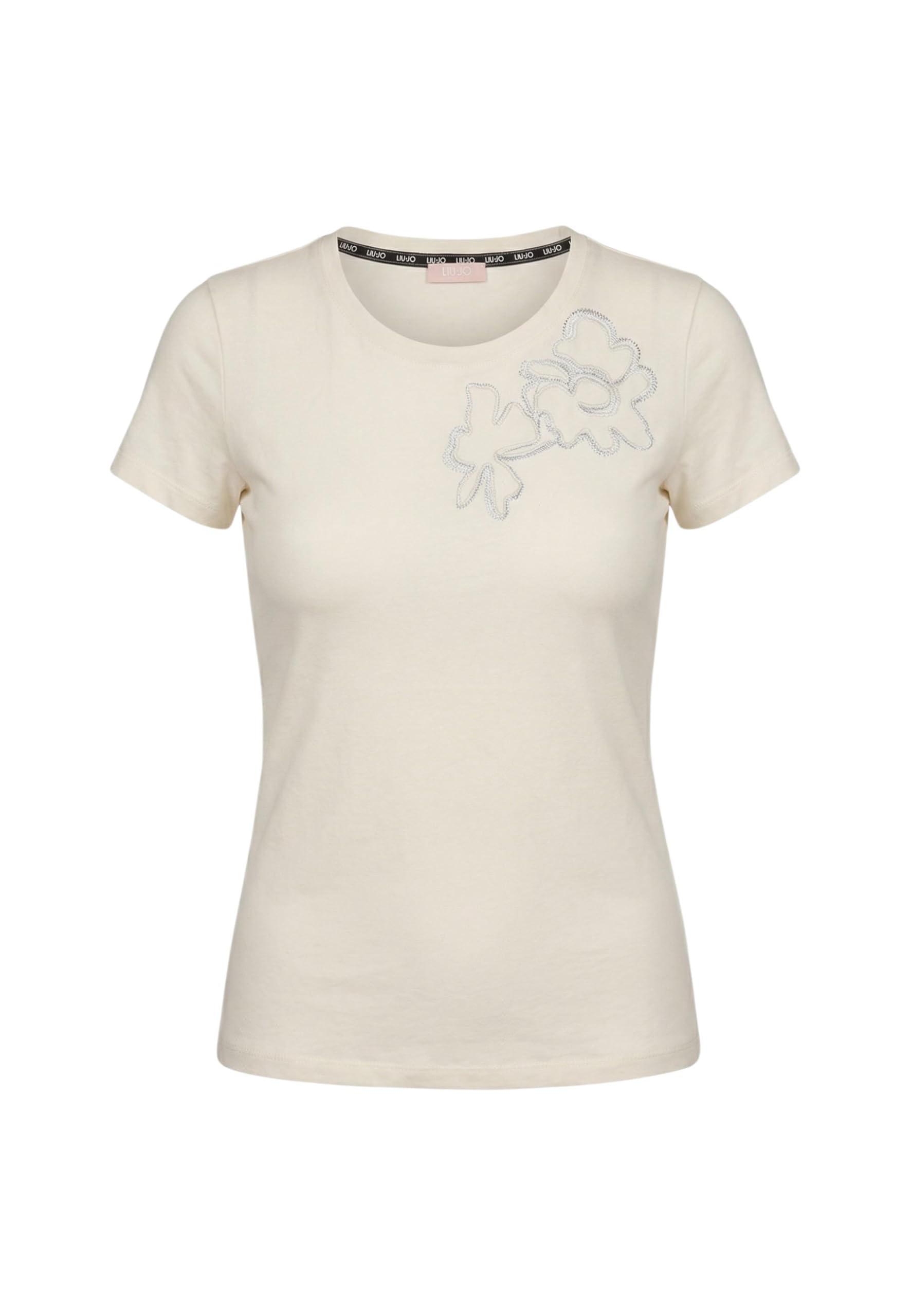 Liu Jo T-Shirt Maniche Corte ECS Moda TA6155 JS923 Bianco