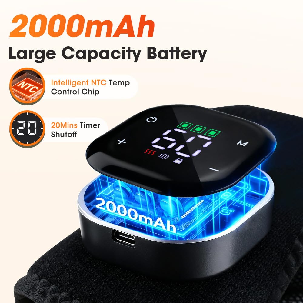 Fussmassagegerät Elektrisch mit Wärme, 3-In-1 Fußmassagegerät,Foot Massager