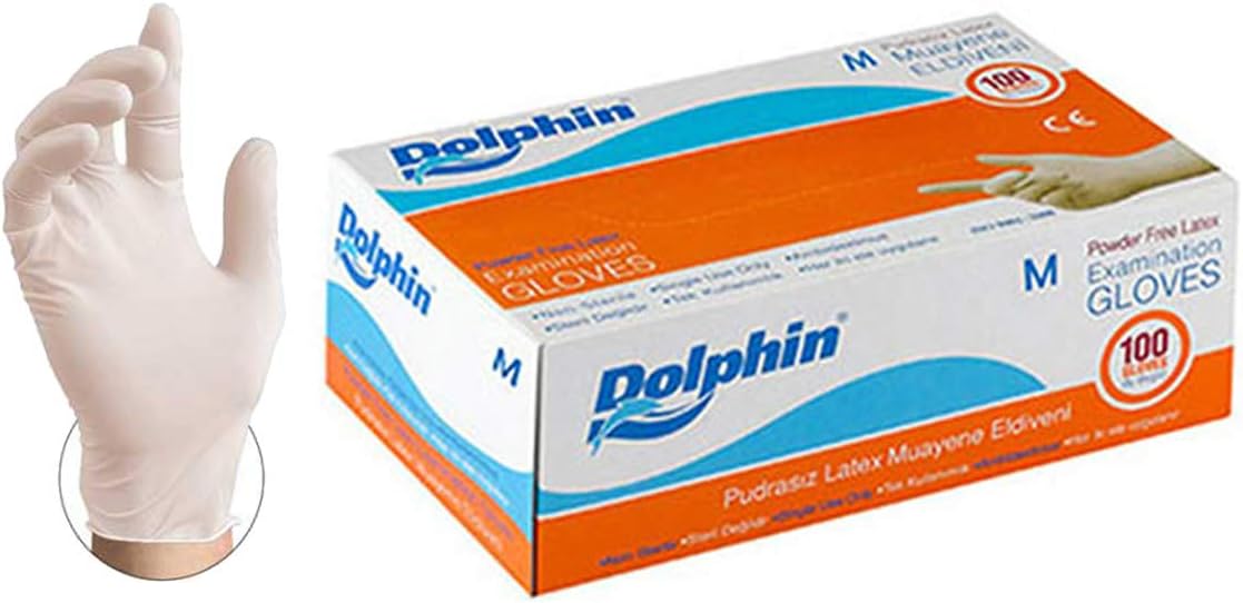 Dolphin Lateks uayene Eldiveni Pudrasız, M
