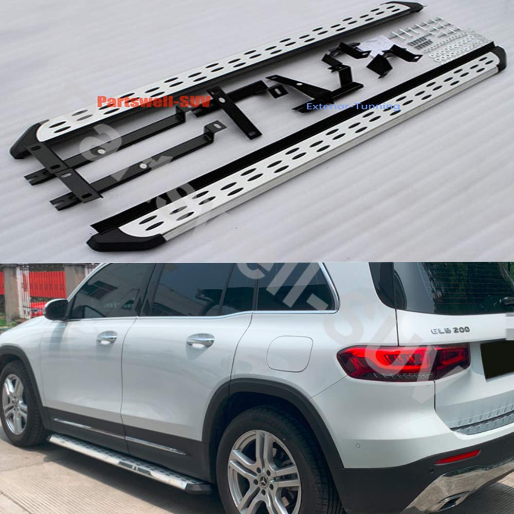 Running Boards Side Steps Pedals Nerf Protector Bar fits for Mercedes Benz GLB X247 2019-2021