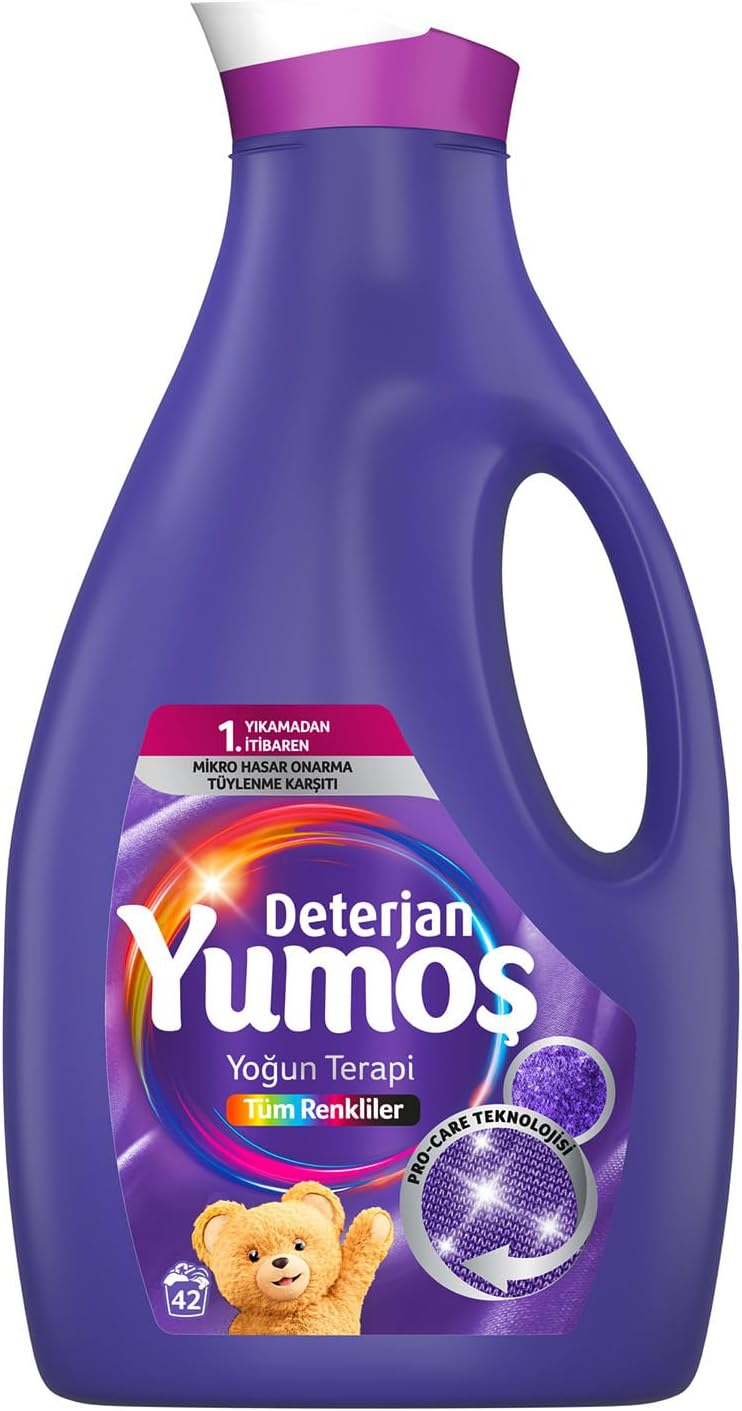 Yumoş Sıvı Deterjan Yoğun Terapi Tüm Renkliler İçin 2520 ml