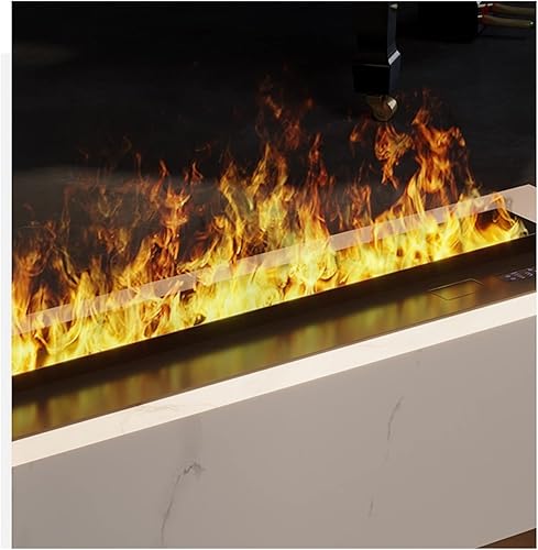 Inserto de chimenea eléctrica empotrable para chimenea eléctrica, calentador de chimenea ultrafino, con panel táctil y control remoto, llama disponible en Yaxa Colombia