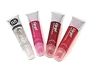 Vista 1 de Paquete de 4 gel labial Nicka K (transparente, fresa, cereza, goma de burbuja)