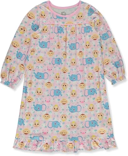 Komar Kids Girls Cocomelon Pink Toddler Girls Traditional Flannel Nightgown (4T)