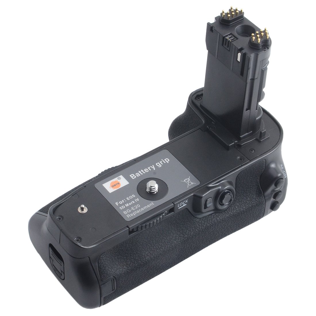DSTE BG-E20 Vertical Impugnatura Batteria + 2x LP-E6 Batteria + USB Caricabatteria Compatibile per Canon EOS 5D Mark IV