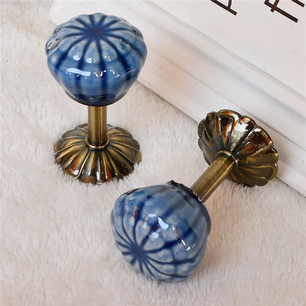 FMURY Curtain Hook Wall Hook Ceramic Crack Light Luxury Hanging Ball Accessories A Pair of Decorations(D)