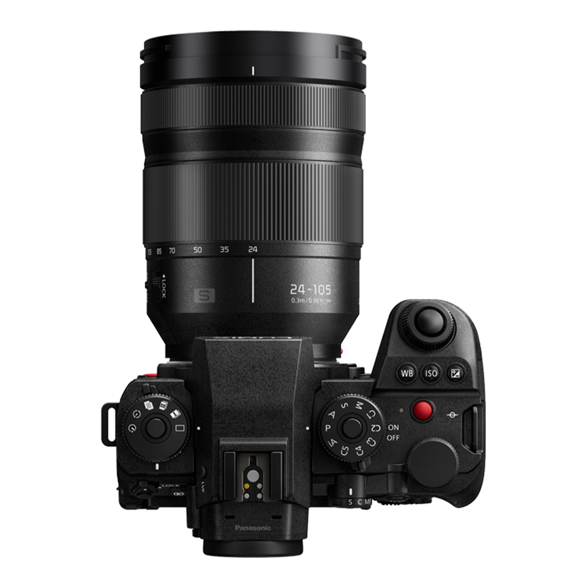 Panasonic LUMIX S1IIE Fotocamera Mirrorless Full Frame, con Obiettivo 24-105 mm F4, 24MP, Cs4K 60p, 6K 30p Open Gate, ProRes RAW, AF di Fase Ibrido, Attacco a L, Nero