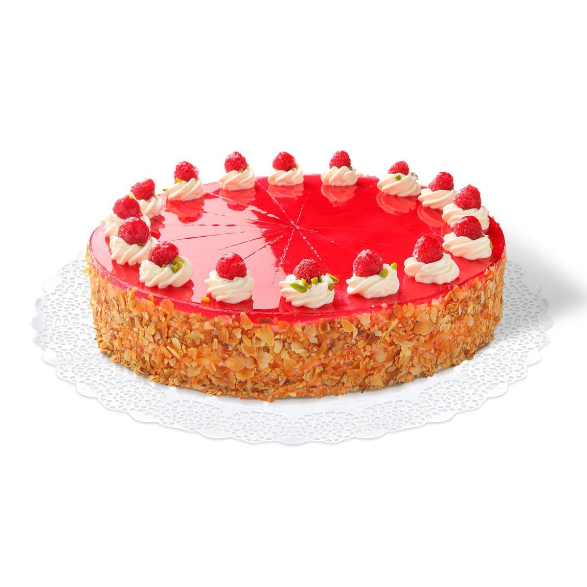 Zenker 15 serwetek na tort z papieru, 35 cm w kolorze białym