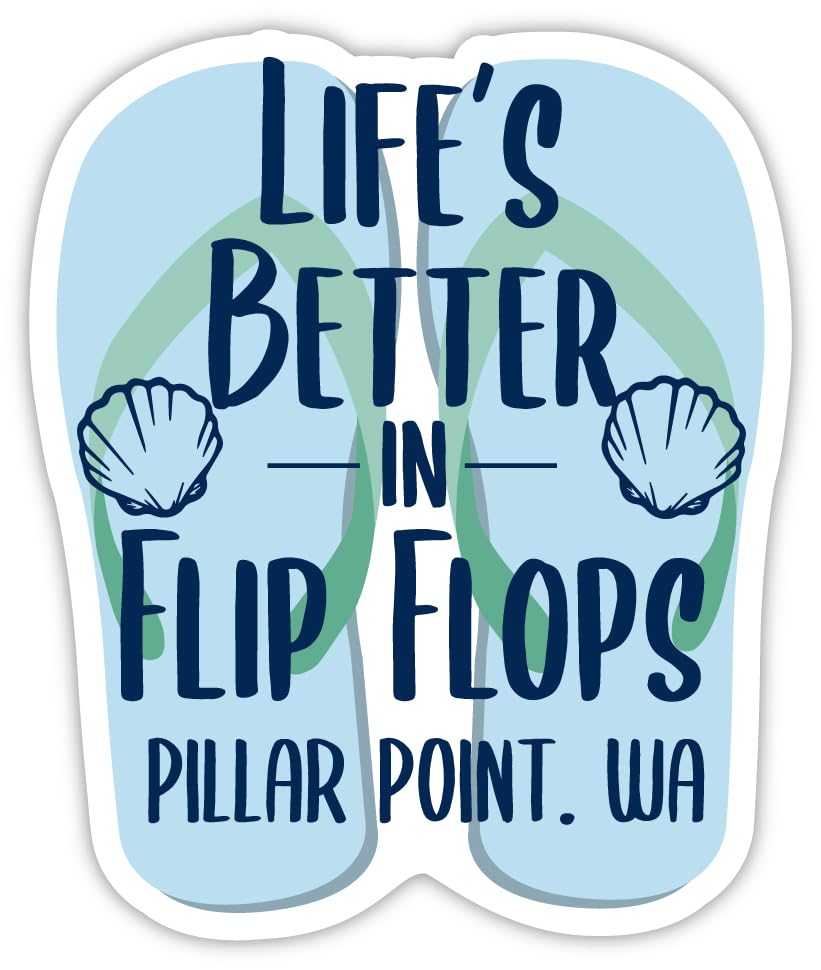 Pillar Point Washington Beach Souvenir Vinyl Decal Sticker 2 Inch