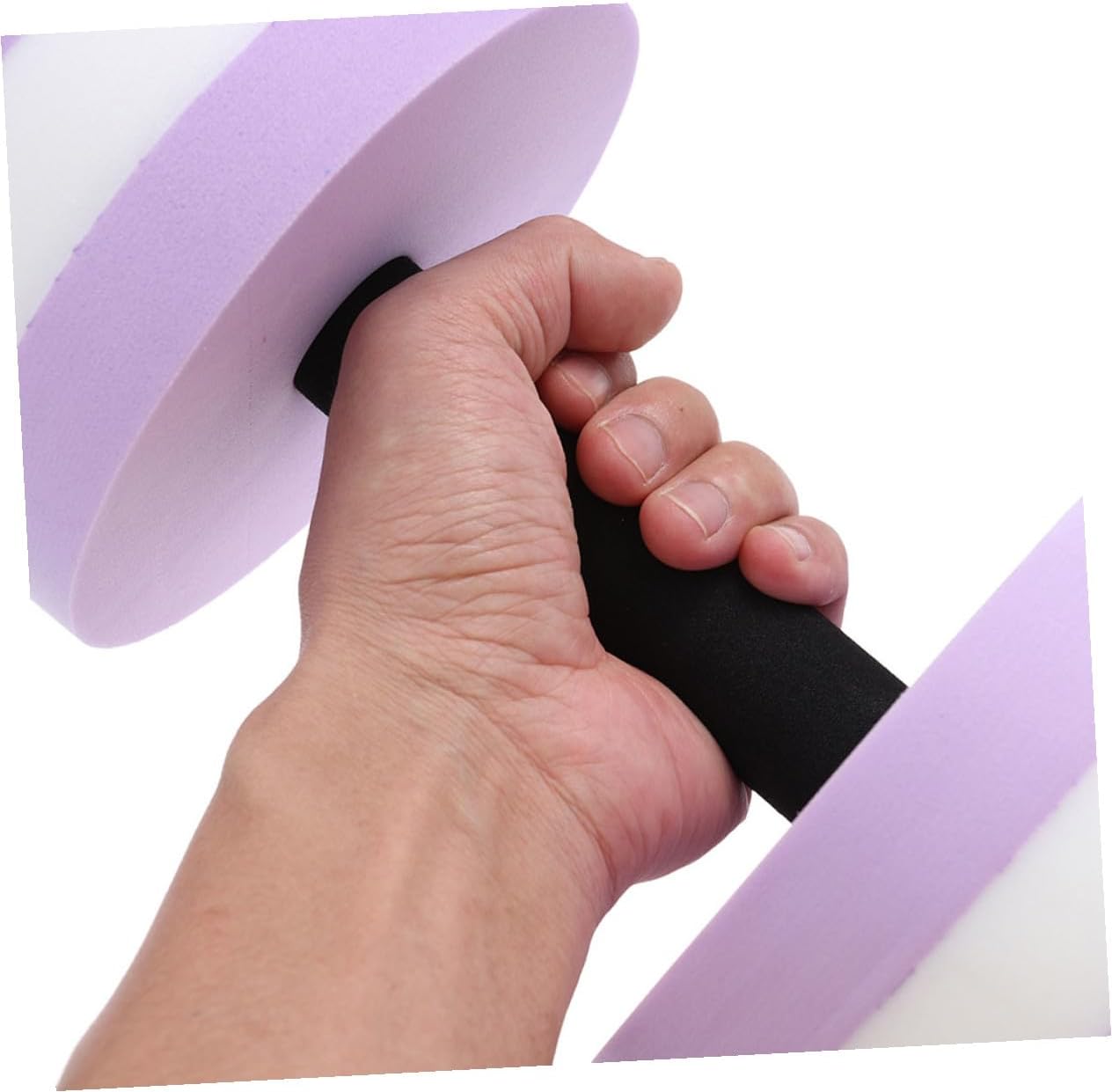 Yardwe 2pcs Lightweight Floating Dumbbells for Water Swim Bouy Pool Mats for Water Exercise