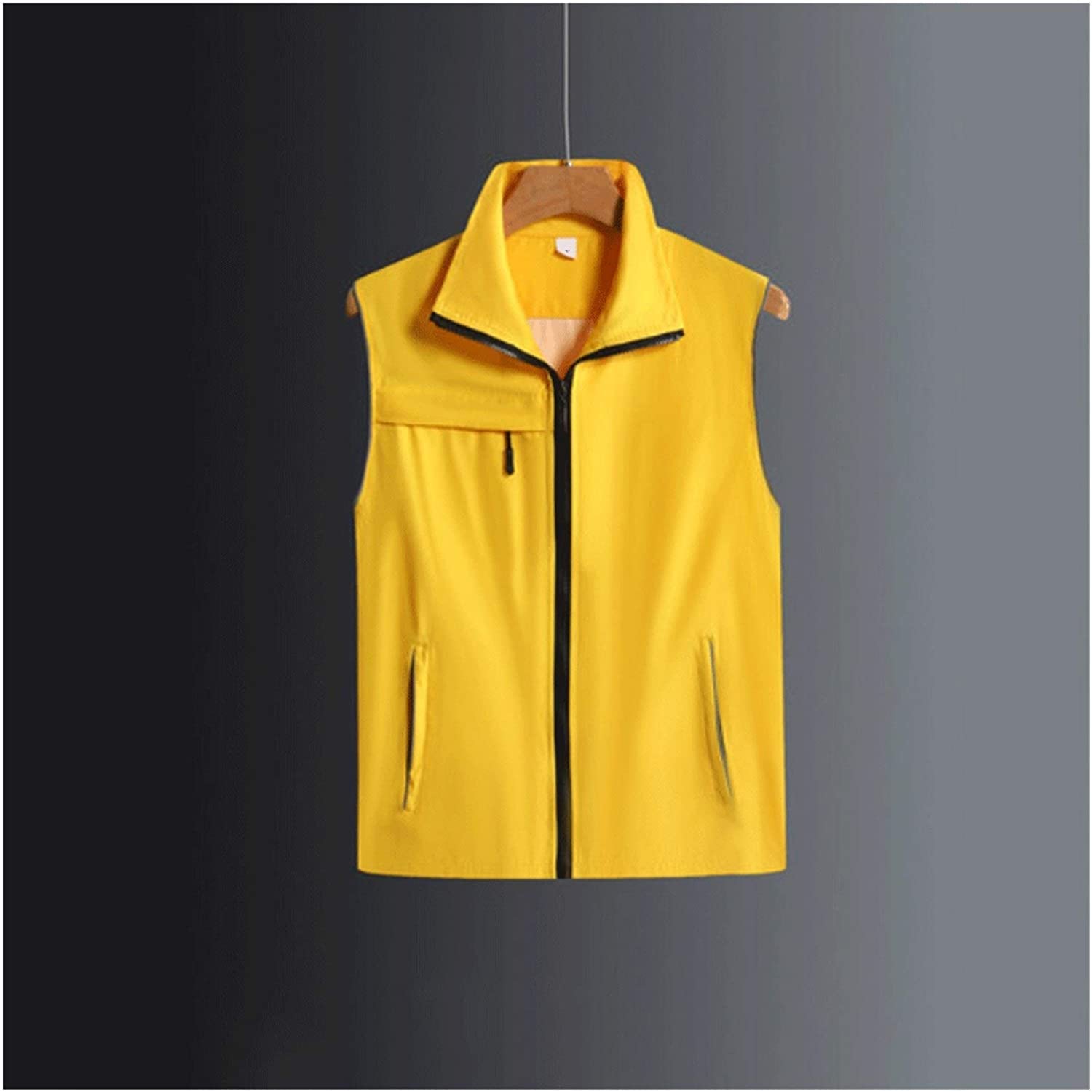 gilet riflettente, With Pockets And Zipper Activity Vest Reflective