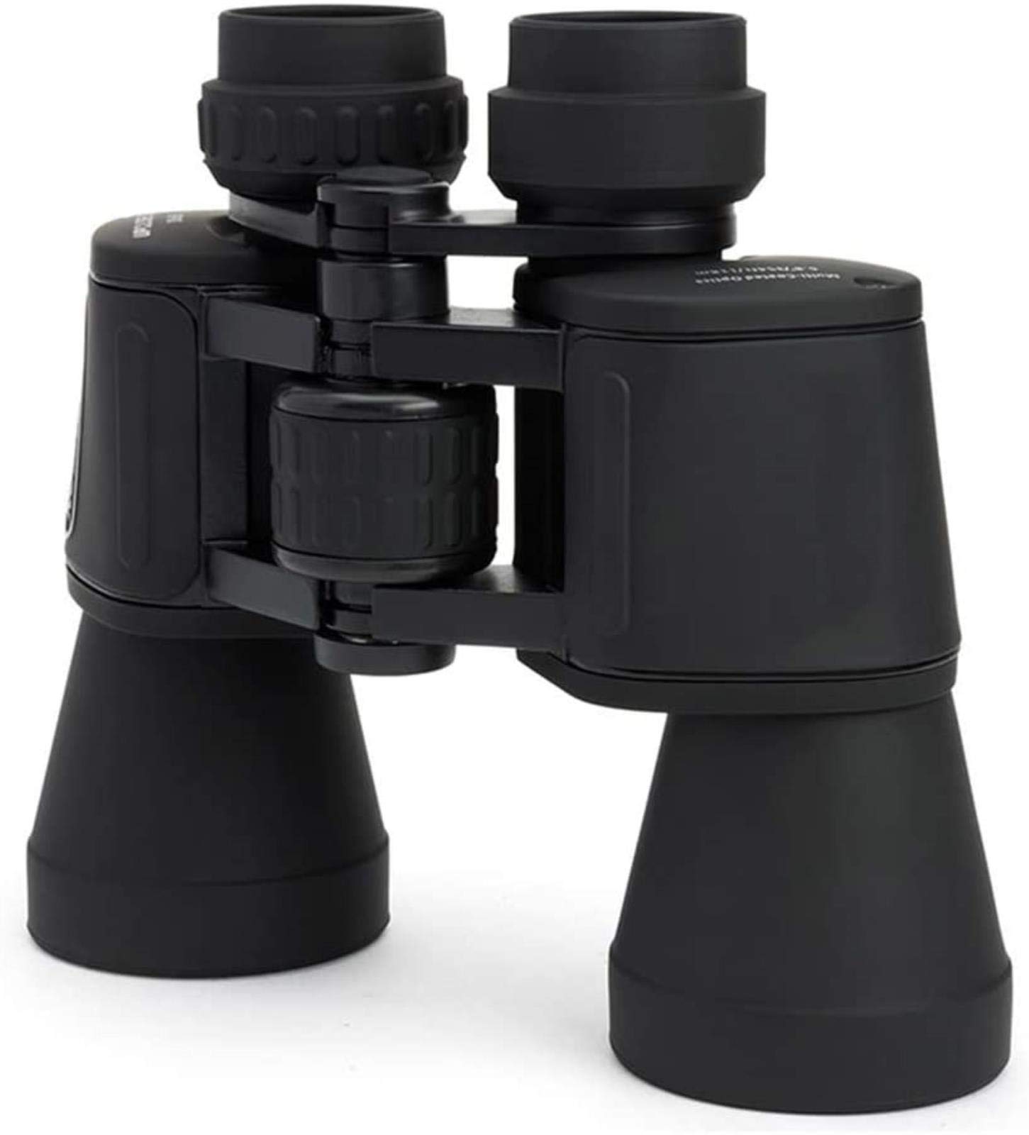 Telescopio portátil Alta Potencia, binoculares exploración 10X50 con Revestimiento múltiple para Senderismo, observación Aves y conciertos Interiores y Exteriores.
