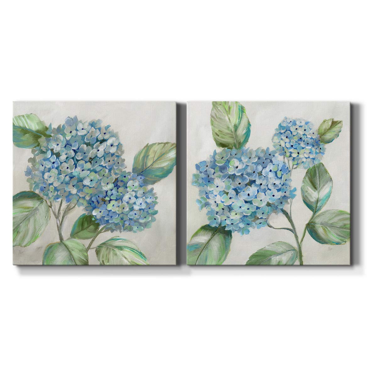 Renditions GalleryHydrangea Beauty I Wall Art, Premium Gallery Wrapped Canvas Decor, Ready to Hang, 10 in H x 10 in W, Made in America Print (AZS-WC25-S1852-2S-1010-MK)
