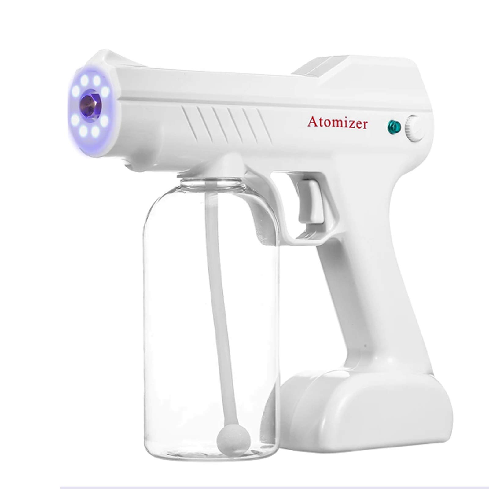 Nano Steam Mist Gun, Pulvérisateur Électrique sans Fil De Grande Capacité 800Ml, Rechargeable Portative Machine De Brumisateur De Lumière Bleue pour La Maison, L'hôpital Et Le Transport
