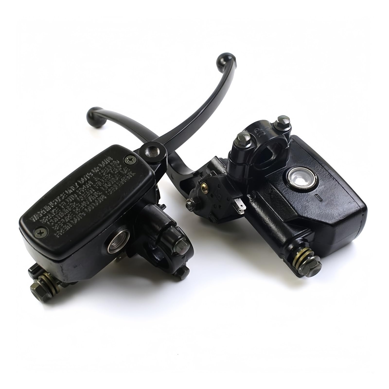 Leva frizione freno moto Cilindro freno principale universale da 22 mm per moto, leva frizione idraulica per per Yamaha per Suzuki(Pump and Clutch)
