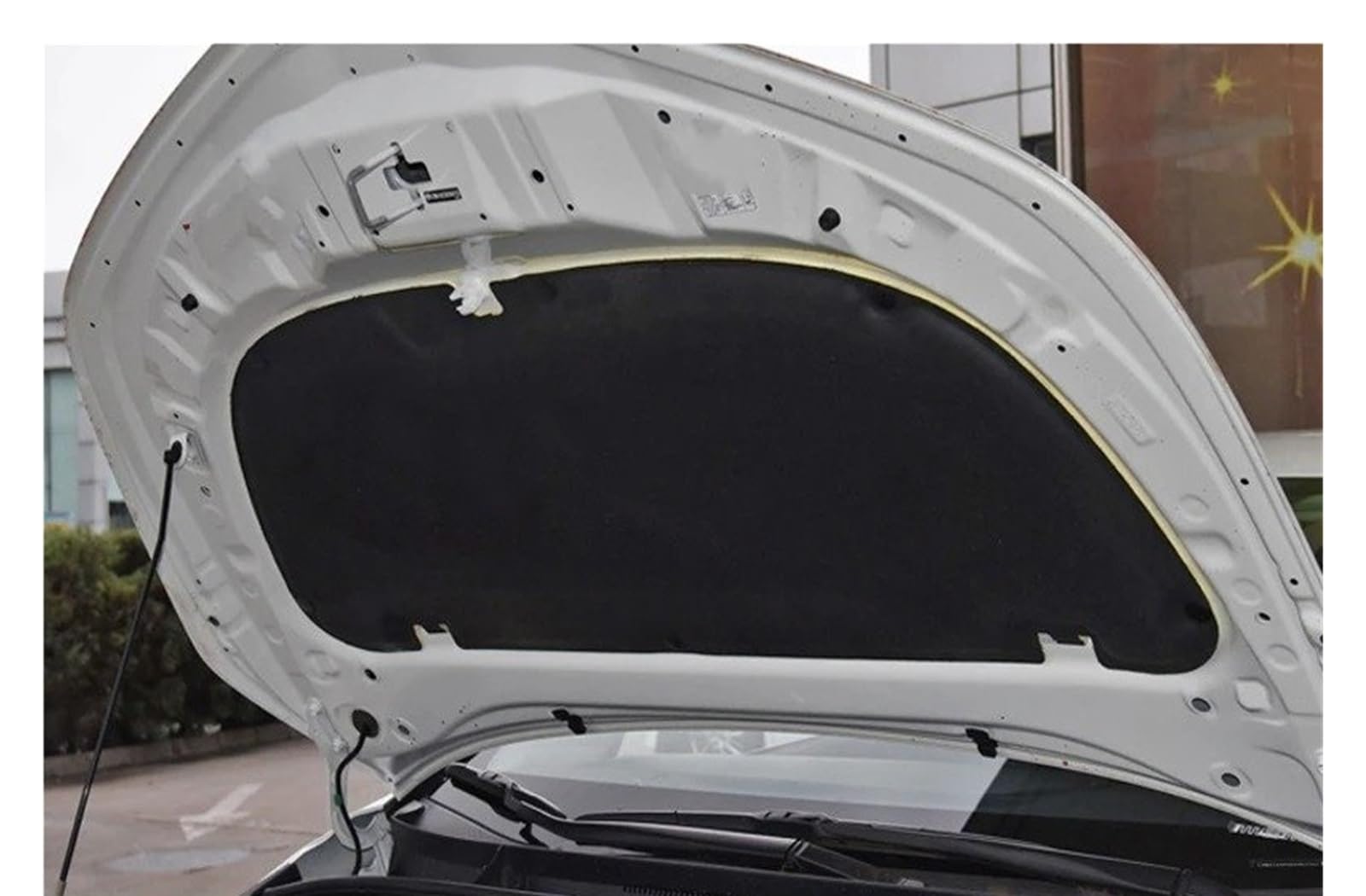 Lhdktee C2019-2021 For Toyota For Corolla For Sedan 2007 - 2019 2020 2021 Car Front Cover Engine Firewall Cotton Pad Gasket Heater Hood Insulation Layer Soundproofing Engine Insulation Pad
