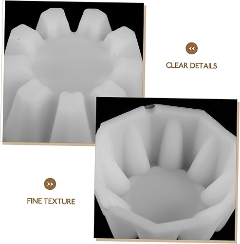 Miniatura 2 de Moldes redondos de silicona para resina de gelatina Multi Slot Verter Cup Paint White Silicone Cup Gel de sílice