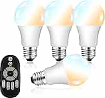 Amazon | 共同照明 【4個セット】LED電球 E26 80w形 調光 調色