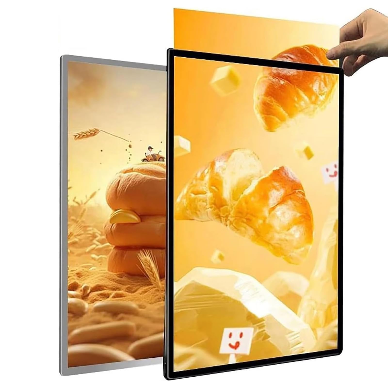 Boîte lumineuse LED Cadre ultrafin, Affichage de poster mural