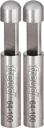 Freud 64-100: Broca de carburo sólido de 1/4" (diámetro) con vástago de 1/4" (paquete de 2)