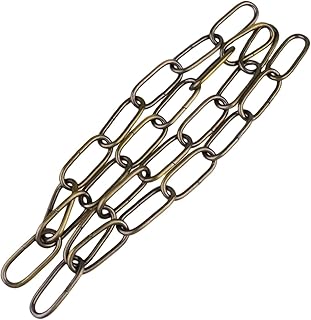 DOITOOL Crystal Light Ceiling Chain Alloy Chain lamp Link Chain The Chain Iron Chain Chandelier Link Iron Chain