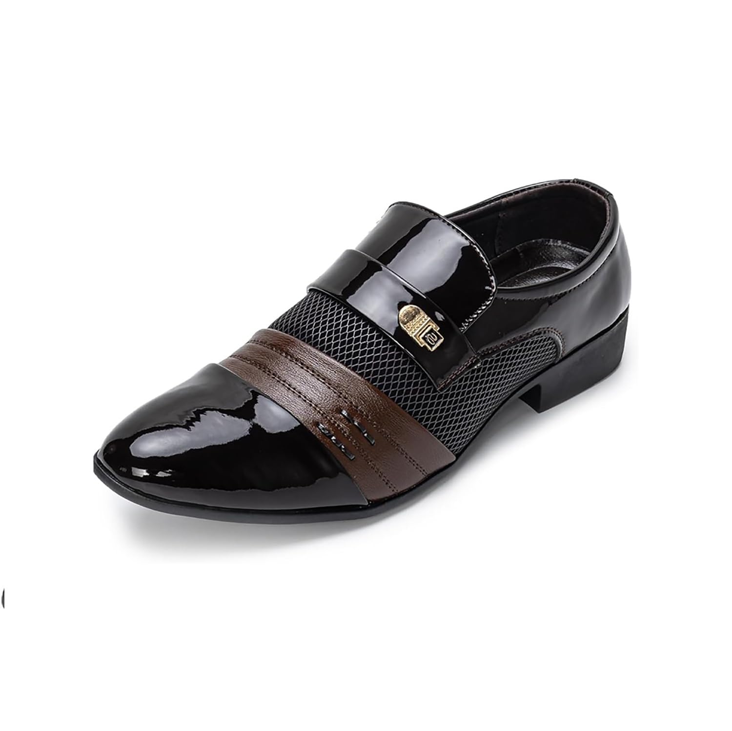 Mocasines de cuero con parte superior perforada brogue y forro transpirable para hombre 8
