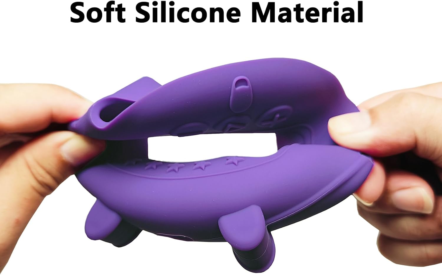 Silicone Cover Case Compatible with JBL Clip 5 Ultra Portable Bluetooth Speaker, Soft Skin Sleeve for JBL Clip 5 Speaker Accessories(Only Case) (Purple) - Image 6