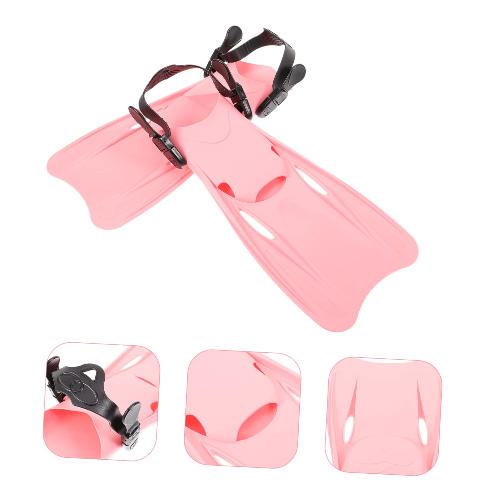1 per Adulti Flipper Leggeri Snorkeling e Immersioni Facili Trasportare Regolabili Rosa