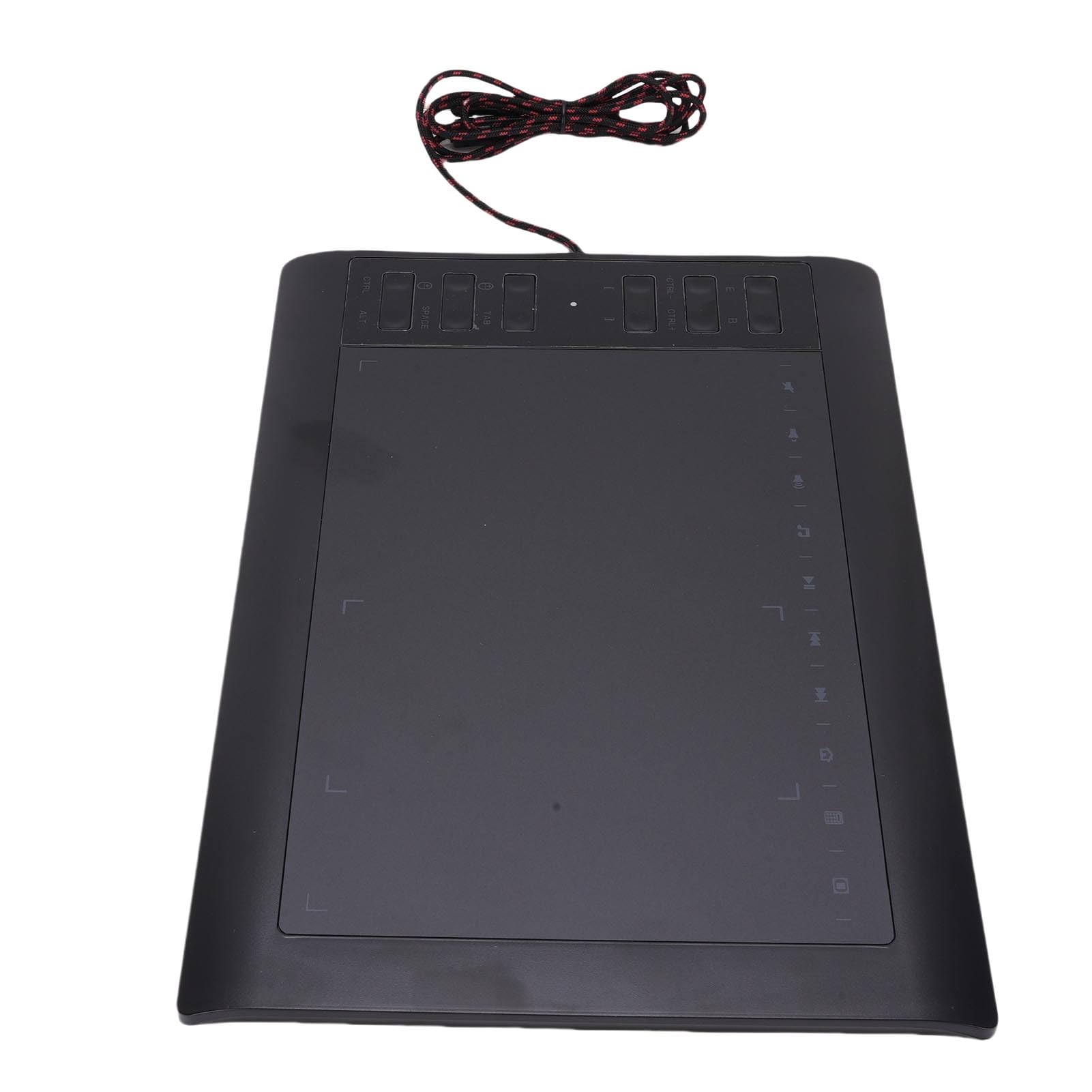 FILFEEL Tableta Gráfica de Dibujo de 10 X 6 Pulgadas con Batería de Sensibilidad a la Presión 8192 - Lápiz óptico 12 Teclas de Acceso Directo para Diseño de Arte Digital SAI Medibang FlipaClip