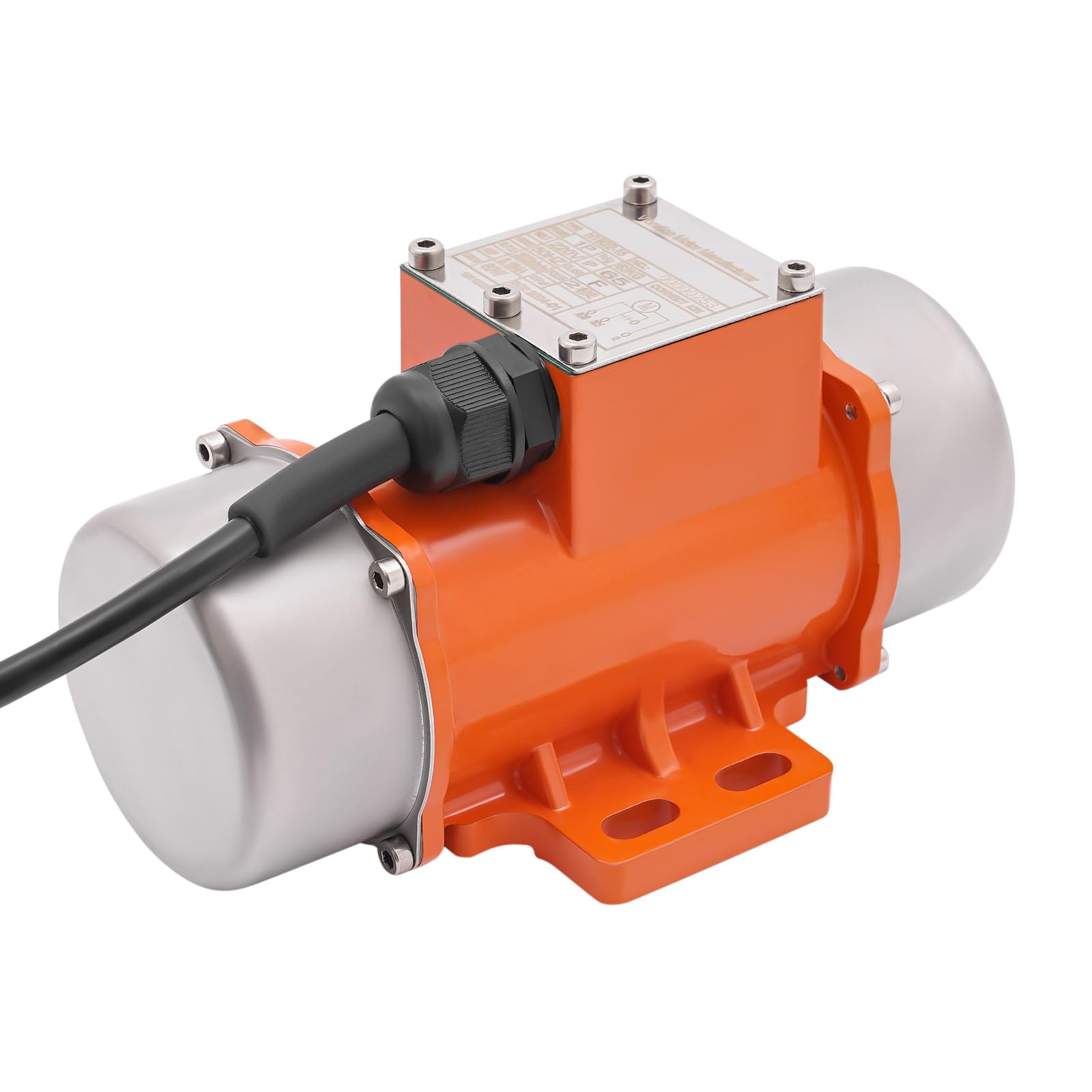 40/50/60W Vibrationsmotor, Bürstenlos Elektrischer Rüttelmotor 1000~3000 U/min Einstellbare Geschwindigkeit 0,108 A/ 0,175 A/ 0,184 A für Bergbau Metallurgie Kohle Strom Medizin Gießen (60W)