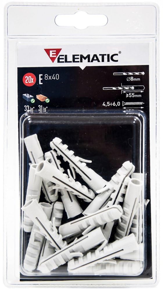 15CONFEZIO ELEMATIC BLISTER TASSELLO EB/GC6 GANCIO OTTONATO 10 PZ Nextradeitalia