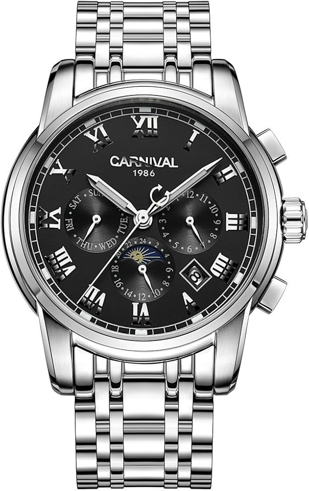 Amazon.com: TEINTOP Carnival Men's Complications Calendar