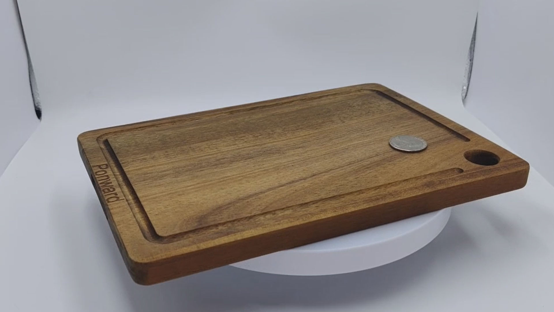 Tabla de Cortar de Madera de Acacia 25.4x17.78x1.52 cm miniatura 7
