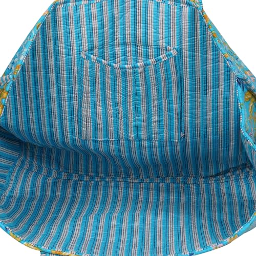 Image of Marubhumi Women Lightweight Travel Bag Purse Cotton Shoulder Tote Bag For Shopping Grocery & Beach Bag