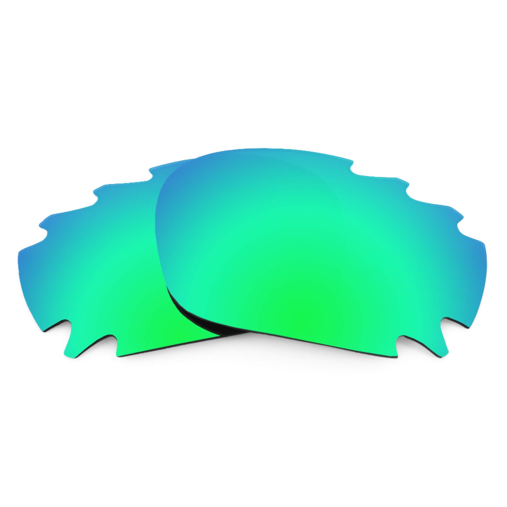 Revant Replacement Lenses Compatible With Oakley Racing Jacket Vented, Polarized, Emerald Green Mirrored