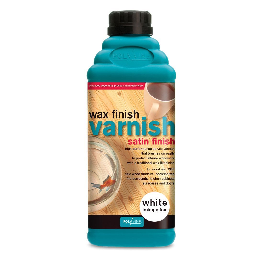 Polyvine - Wax Finish Varnish - White - 500ML