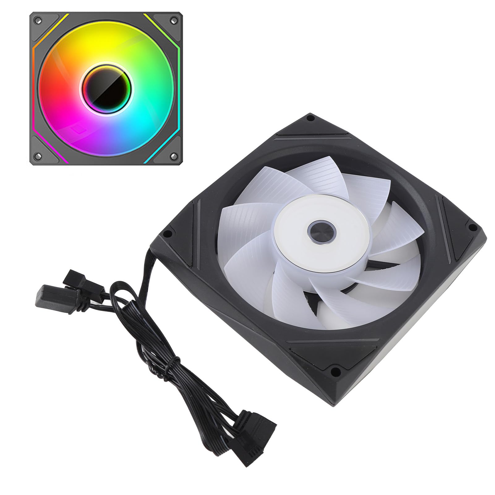 ARGBファン Reverse 黒 MR120 REVERSE ARGB FAN BLACK | MR120 REVERSE ARGB FAN BLACK