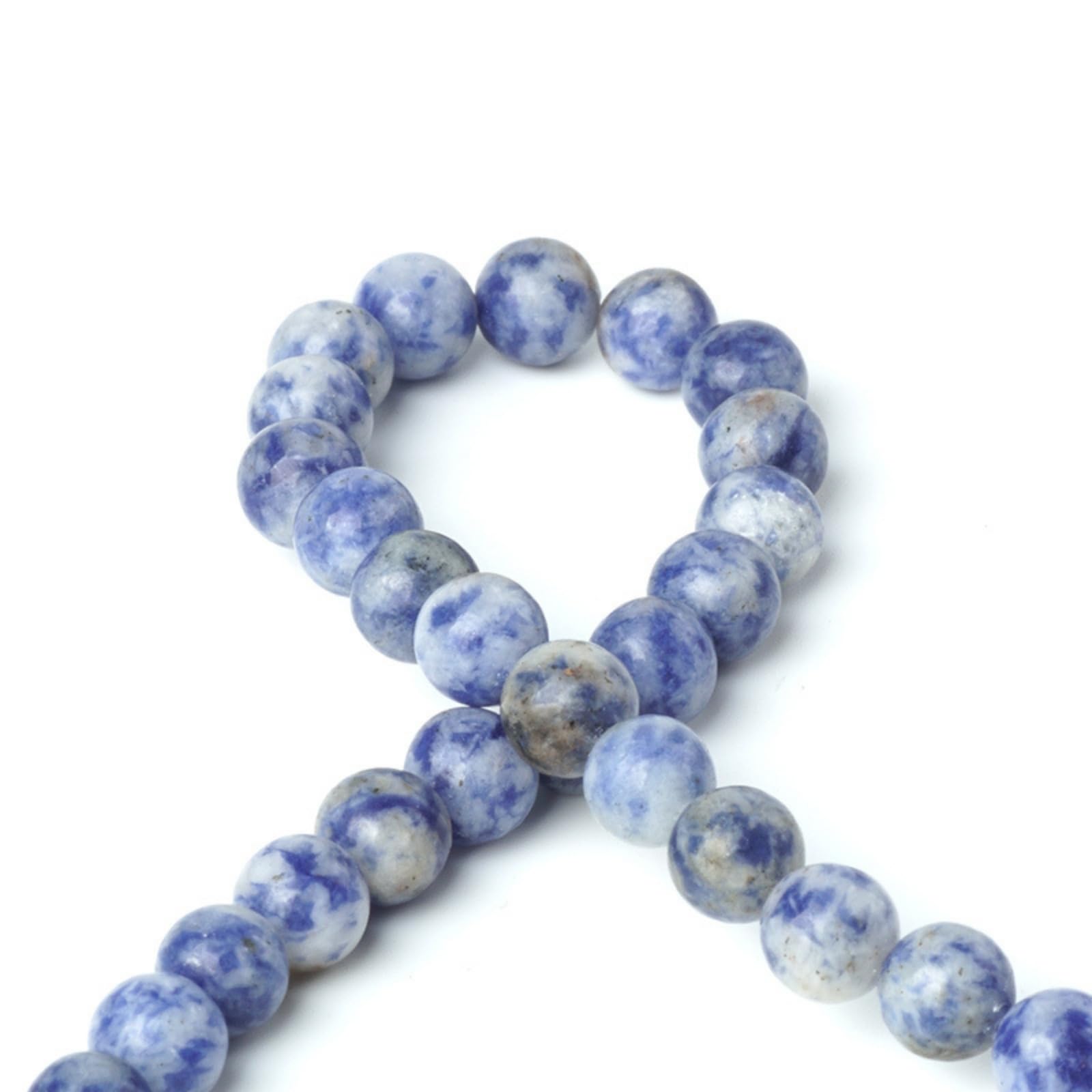 Lot De 100 Perles Rondes En Sodalite Bleue Naturelle De 8 Mm