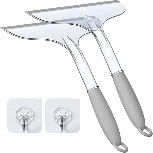 Meijubol Shower Squeegee for Bathroom Shower Scraper Shower Cleaner