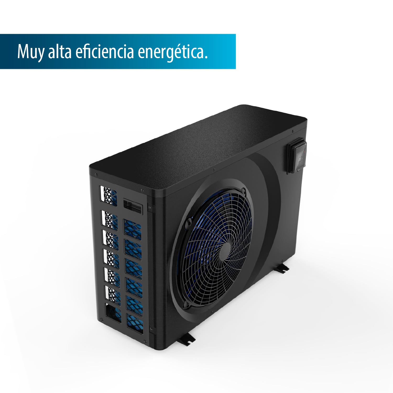 AquaForte Bomba de calor AquaForte Full Inverter 9,5 kW, 7,95 AMP, Consumo kW 0,12~1,75, Puede enfriar y calentar a la vez, Adecuada para piscinas de entre 20 y 40 m3, 39 kg, 896 x 353 x 644 mm