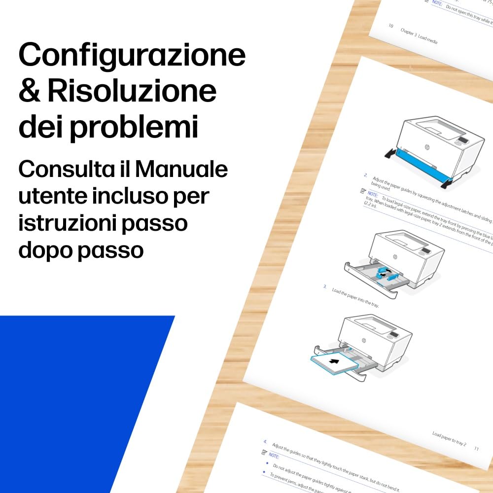 HP Color LaserJet 150nw Stampante A4 a Colori, Stampa Manuale Fronte/Retro, 18 ppm, USB, Wi-Fi, Ethernet, LCD