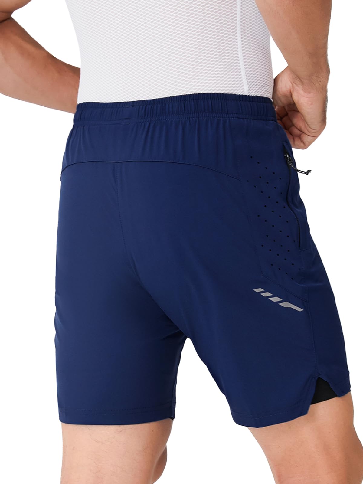 ARSUXEO Pantalones Cortos de Ciclismo para Hombre Pantalones Cortos de Ciclismo de montaña Acolchados y Holgados 2506