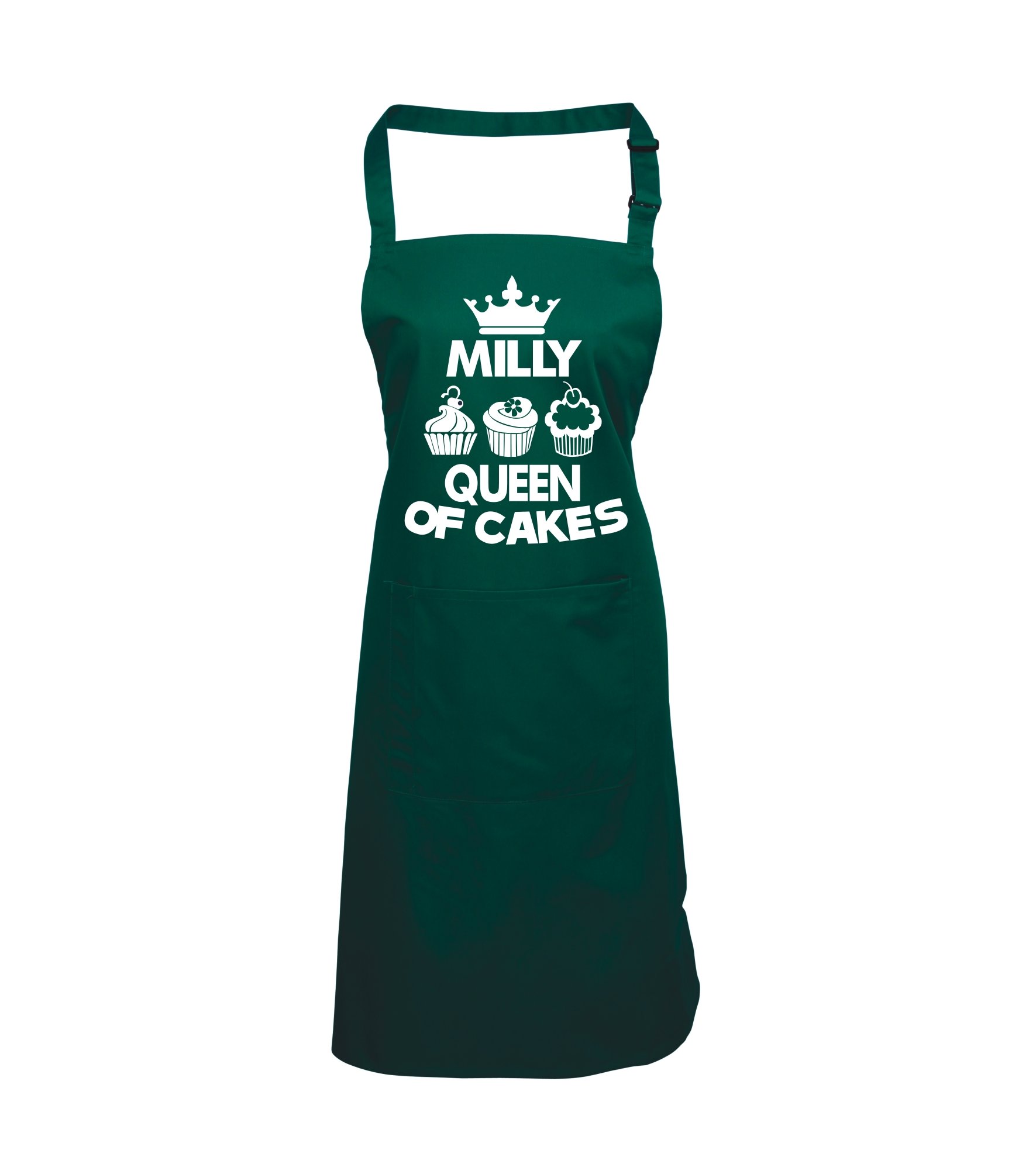 Edward Sinclair Bottle Green | Personalised | Queen Of Cakes | | Cooking | Baking Apron