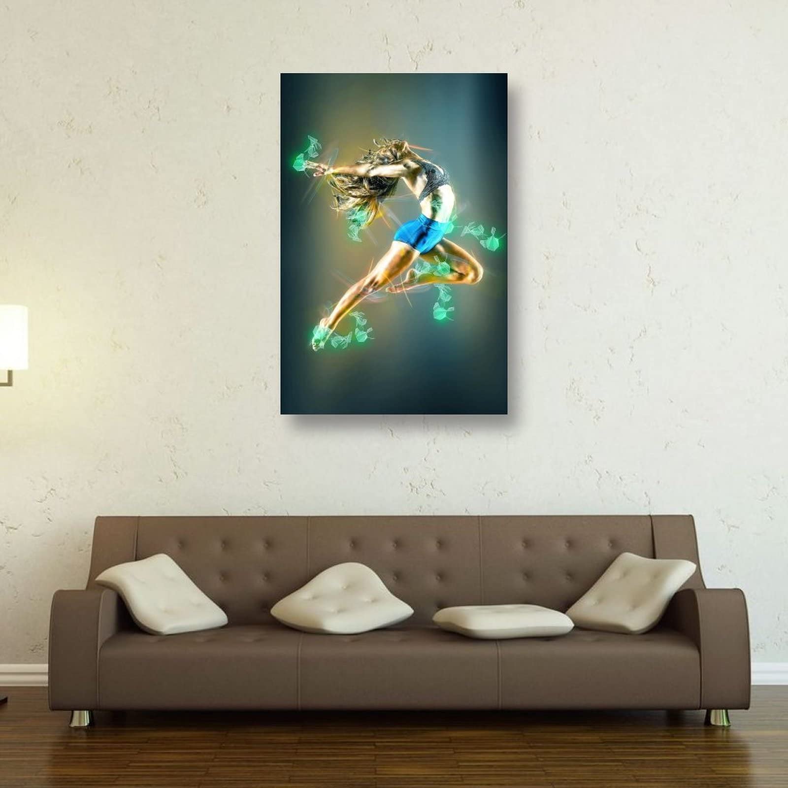 HipHop Dance Cool Girl - Poster artistico su tela, da parete, 40 x 60 cm