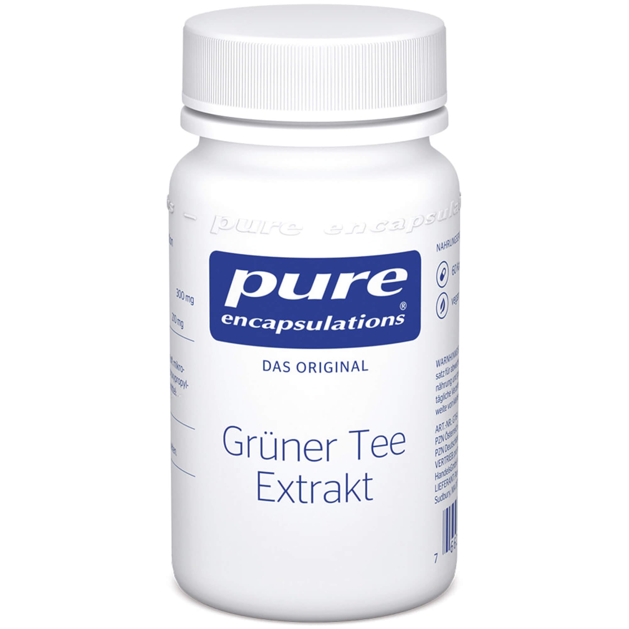 Pure Encapsulations - Grüner Tee Extrakt - Hochdosiertes EGCG und Catechine - 60 Kapseln