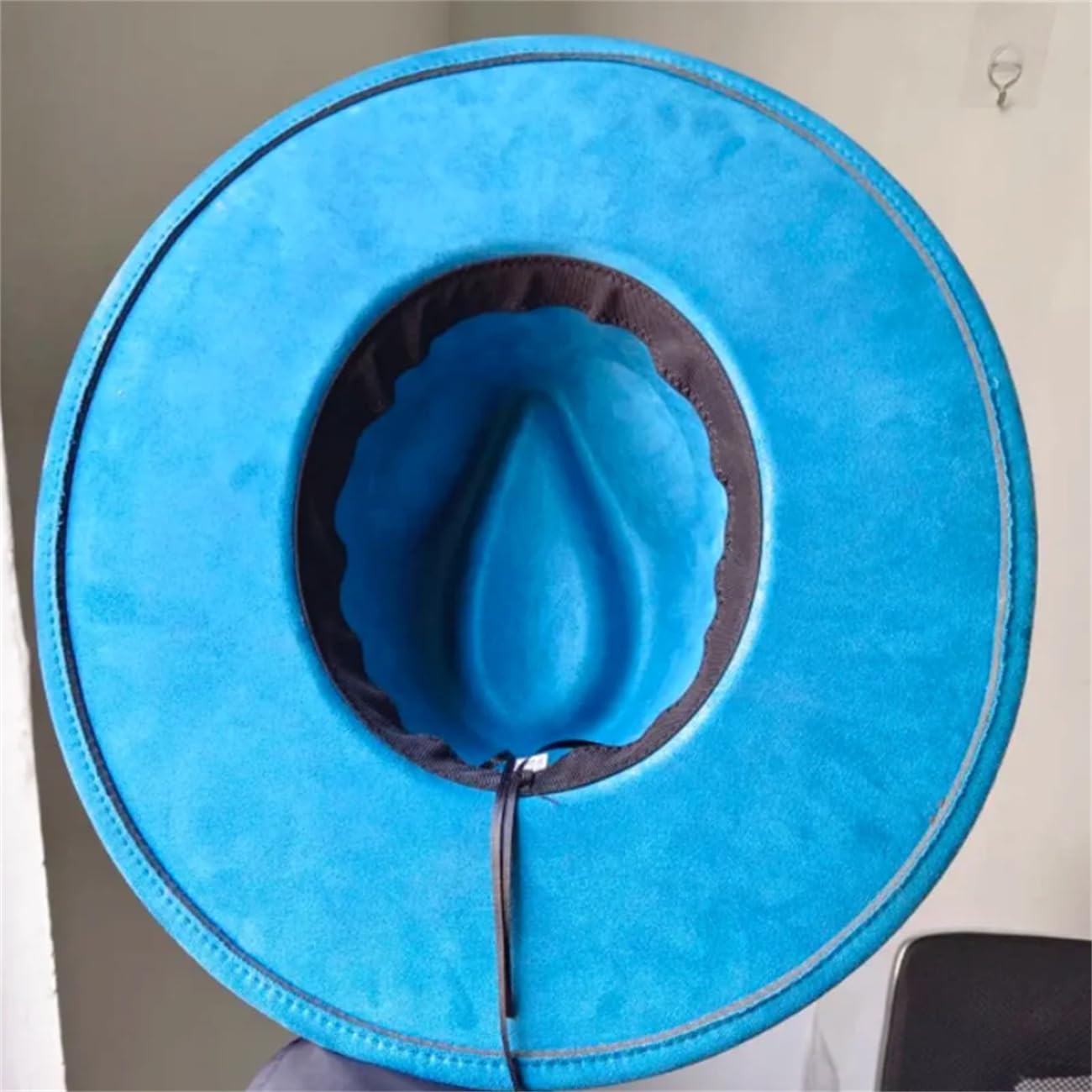Viola DIY Cappello Ricamo Camoscio Fedora Cap Autunno E Inverno Festa di Nozze Viaggi Cappelli Gentiluomo