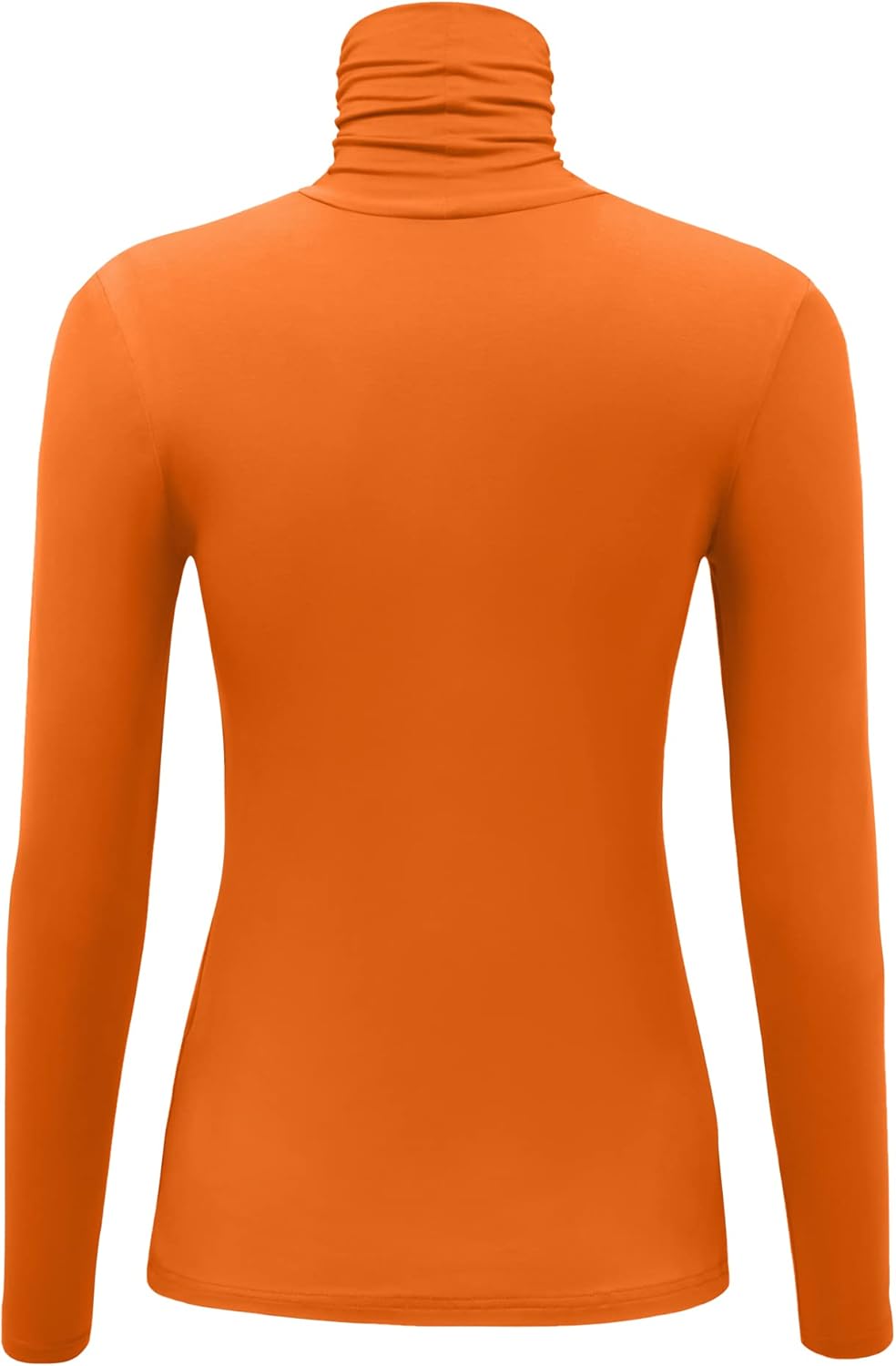 AUHEGN Women's Long Sleeve Lightweight Turtleneck Top Slim Fit Pullover T-Shirt (S-XXL) - Image 3